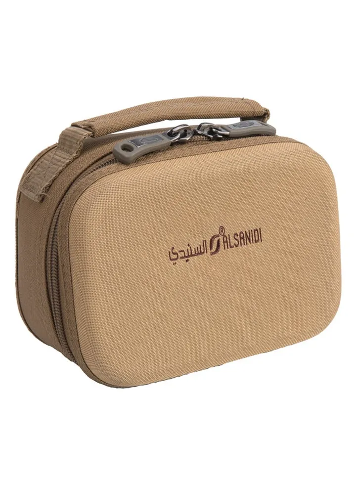 Advanced cups Bag for trips, Tea cups Bag, Kaki, Size 17.5*12.5*8Cm