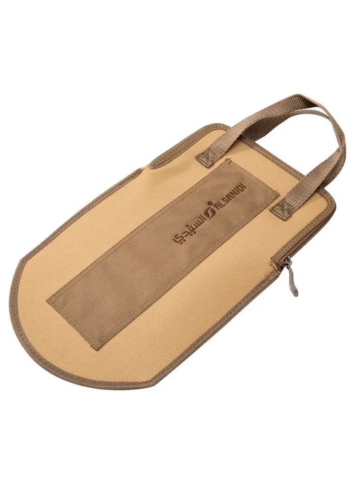 Fire wind screen Case for trips, Kaki, Size 43.5*22.5*1.5Cm
