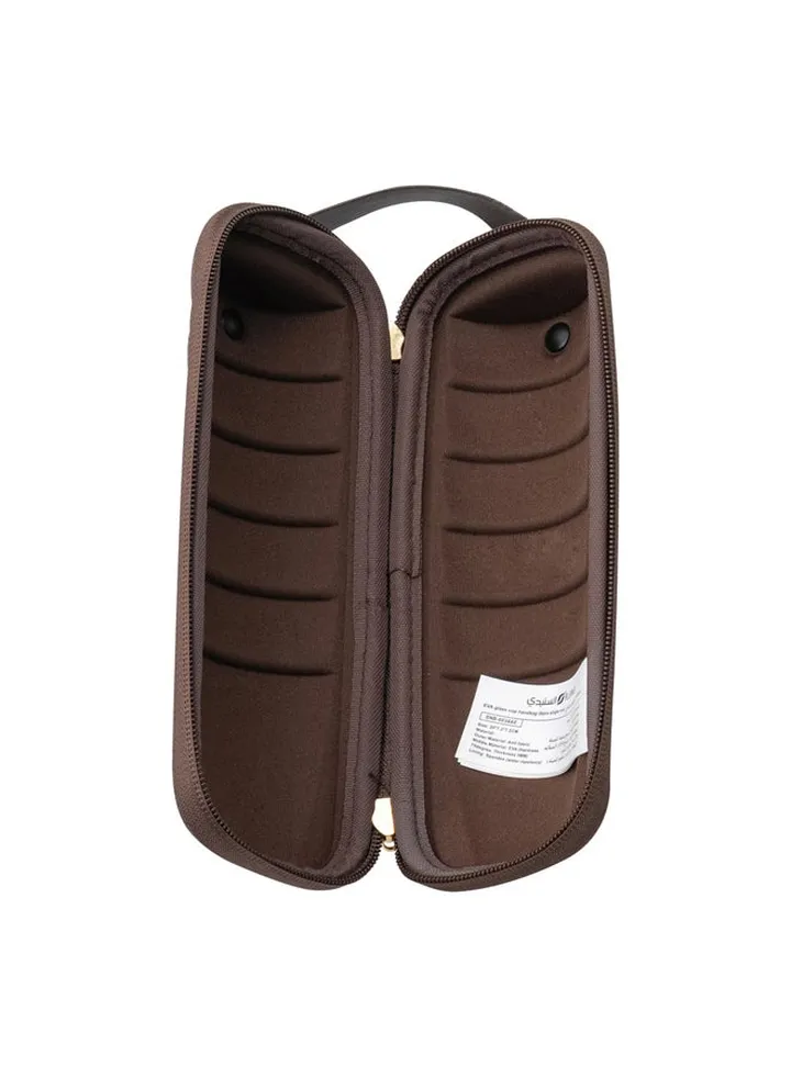 Empty anti-shock cups bag, Tea cups Bag, Oud, Size 20*7.2*7.2Cm