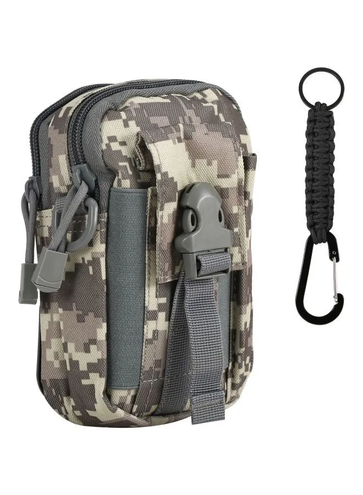 2-Piece Tactical Waist Bag And Hang Buckle Set