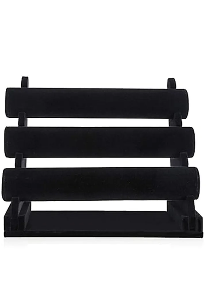 Jewelry Velvet Bracelet Holder- (Color : Black-3)