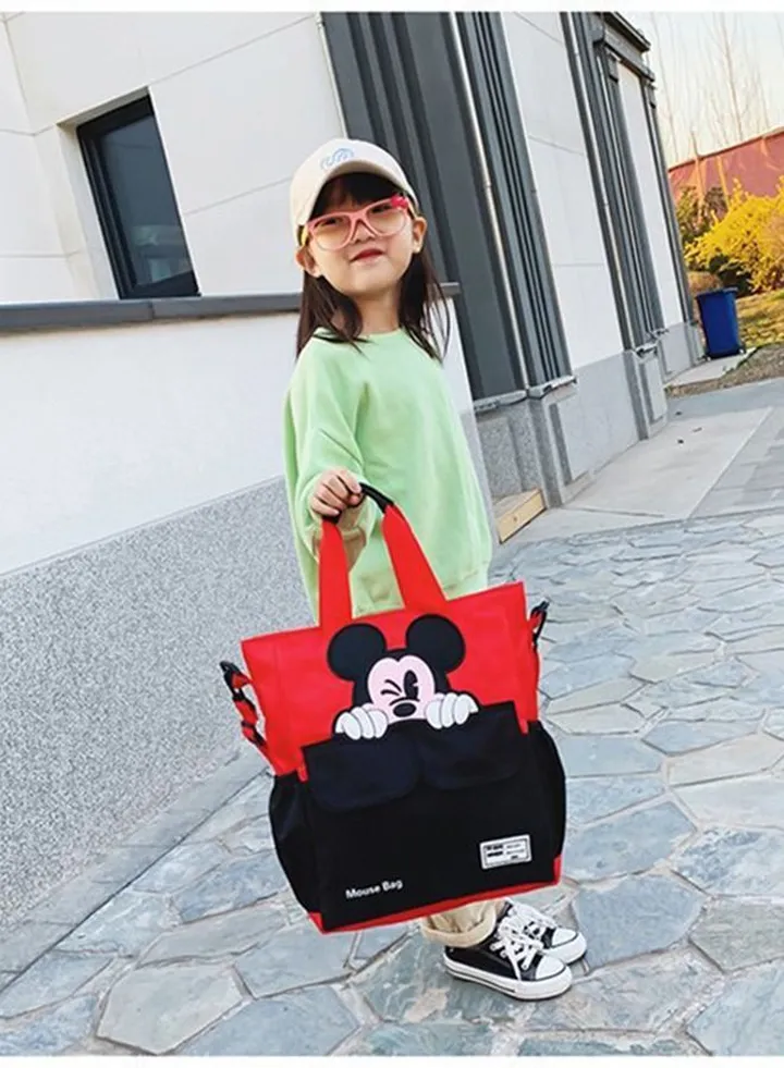 Large-capacity handbag cartoon pattern shoulder bag