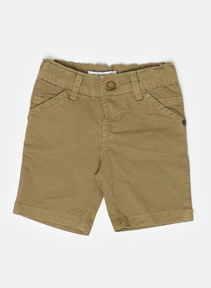 W.PANTQR Khaki Baby Boys