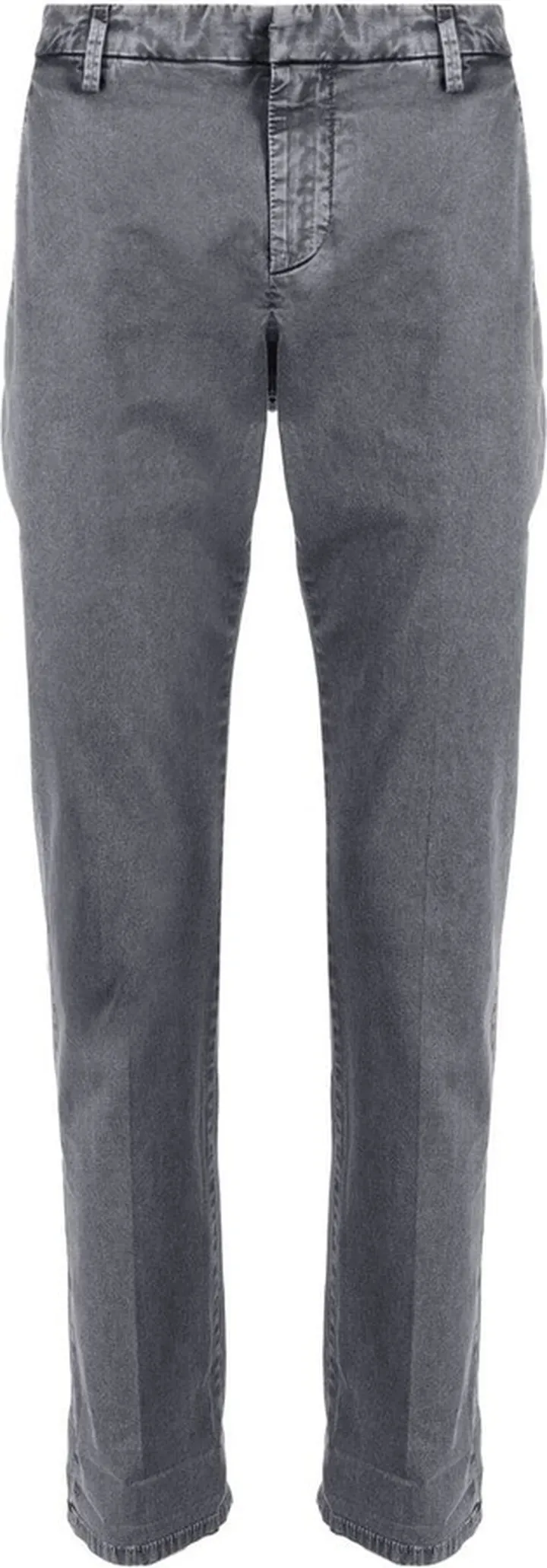 Cropped Cotton Chino Trousers