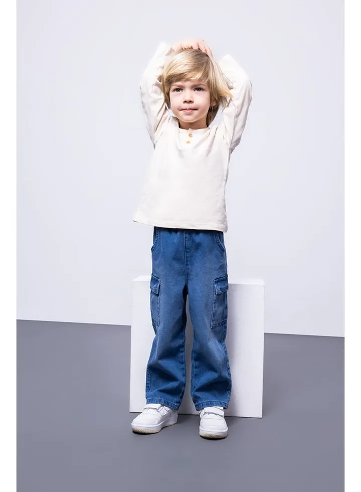 Babyboy Regular Fit Denim Trousers