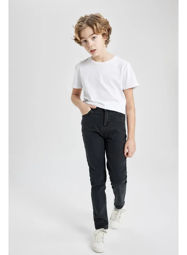 Boy Slim Fit Denim Trousers