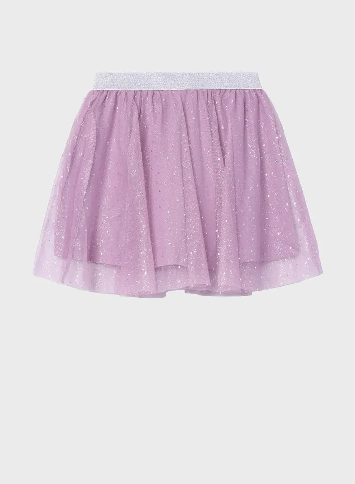Kids Printed Midi Skirt