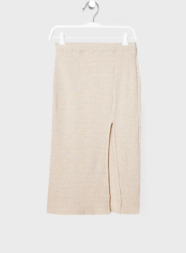 Youth Side Slit Skirt