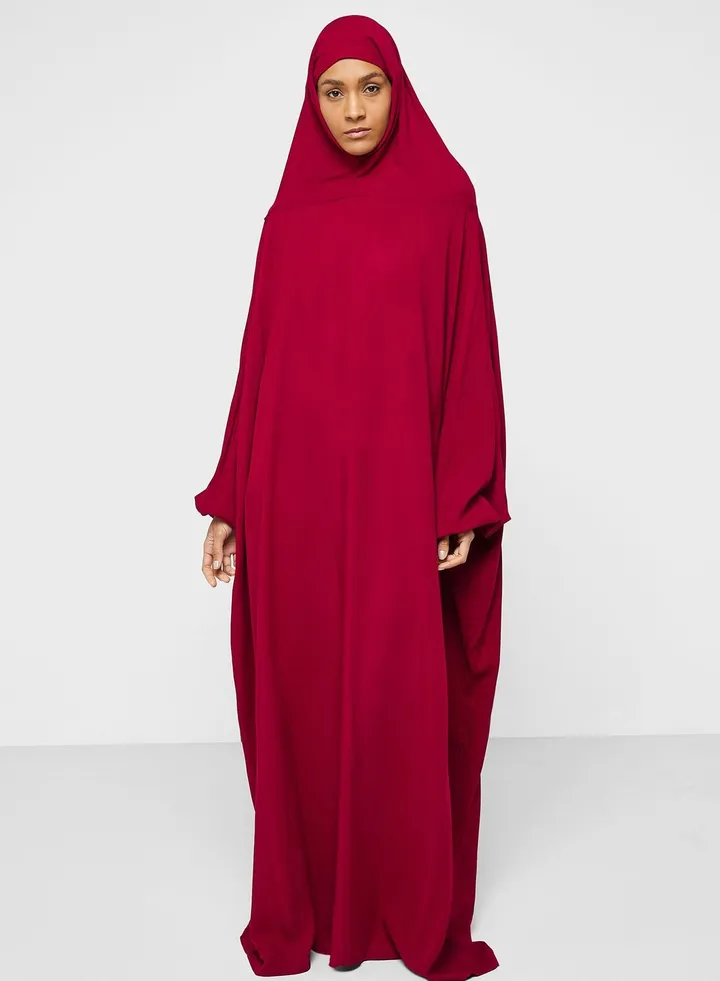 Hooded Knitted Prayer Abaya