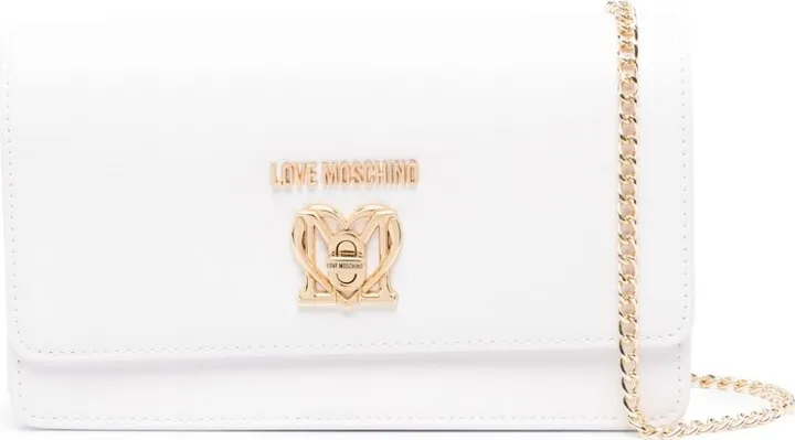 Heart Logo-Plaque Crossbody Bag