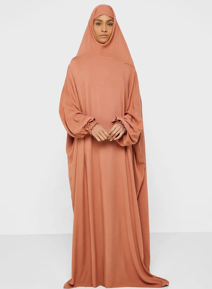 Hooded Knitted Prayer Abaya
