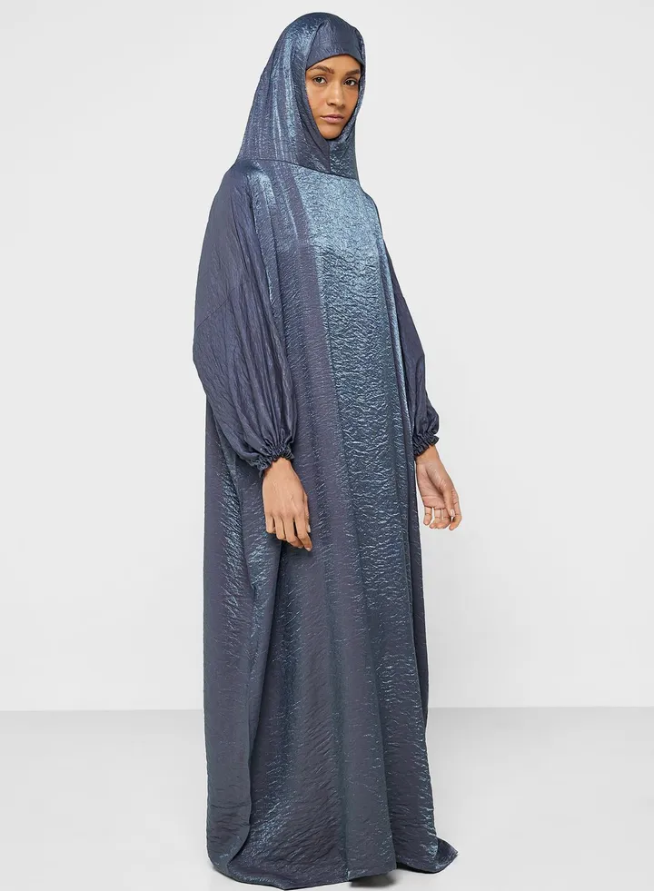 Hooded Knitted Prayer Abaya