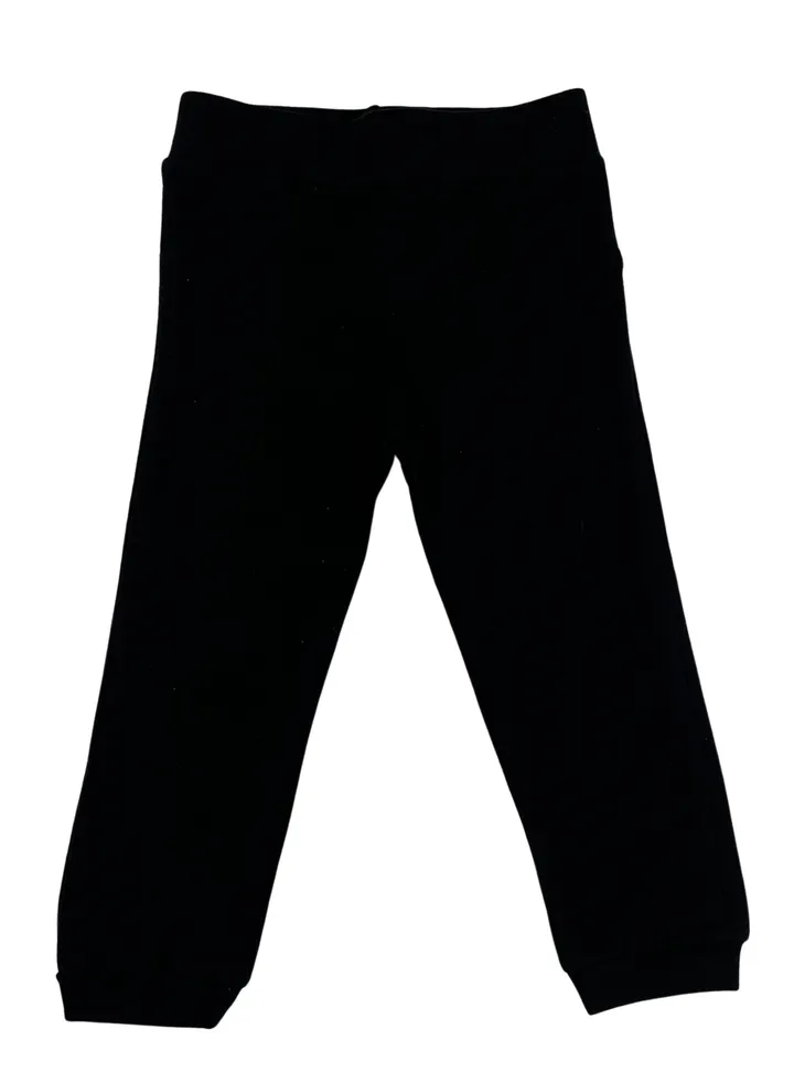 Black Slim Baby Sweatpants