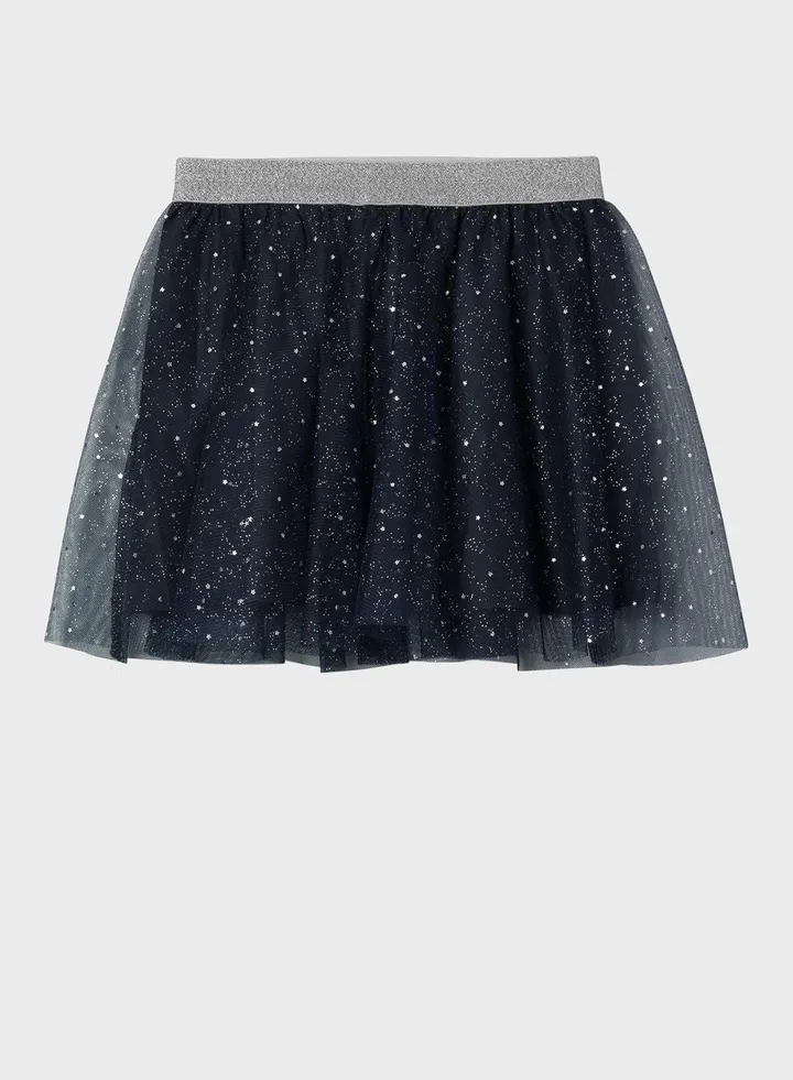 Kids Printed Midi Skirt