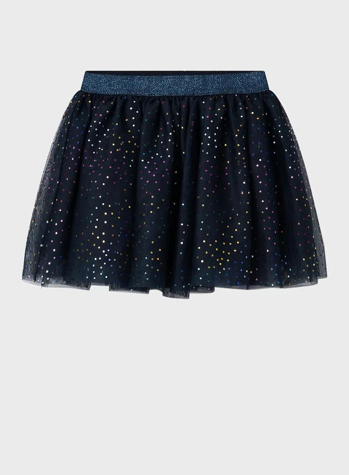 Kids Printed Midi Skirt
