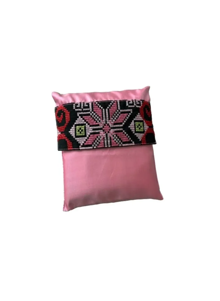 PINK prayer cloth polyester 3 peace's set top skirt and bag light weight to carry in your bag easy to wash nontransparent don’t miss your SALAH