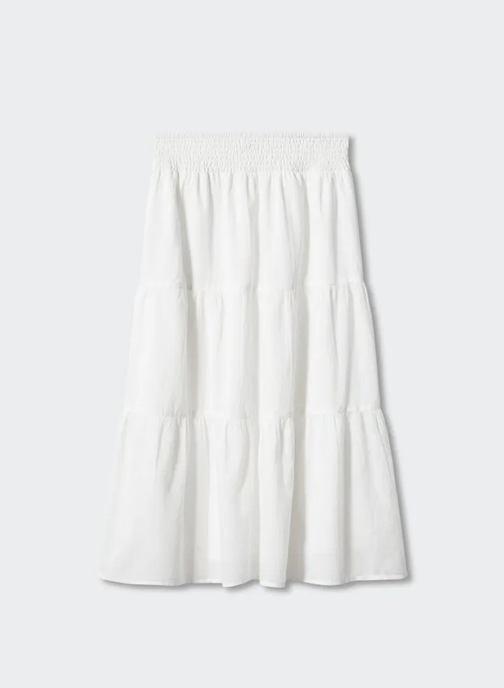 Kids Ruffled Midi Skirt