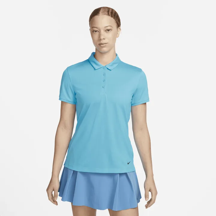 Nike Women's Dri-FIT Victory Golf Polo in Blue