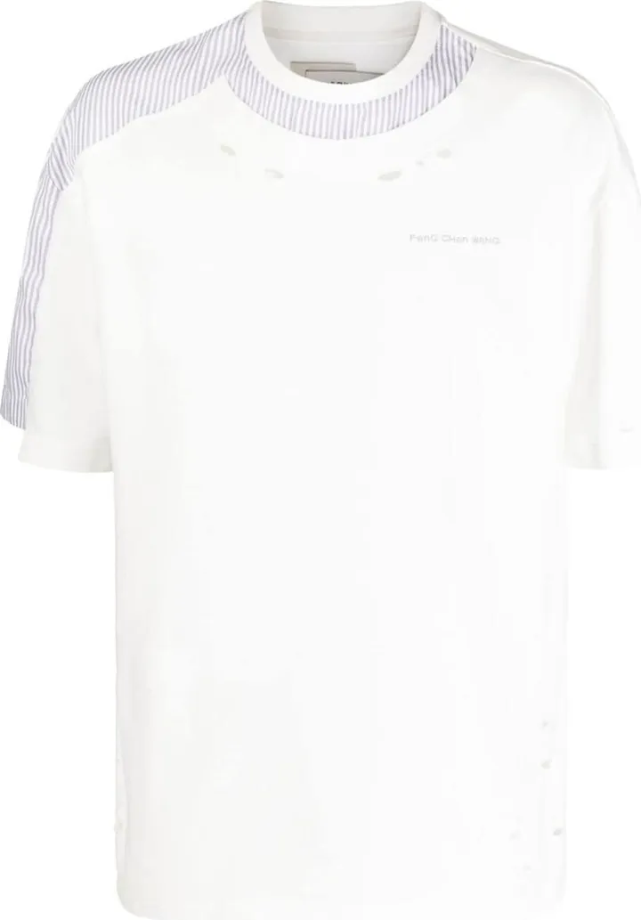 chest logo-print detail T-shirt