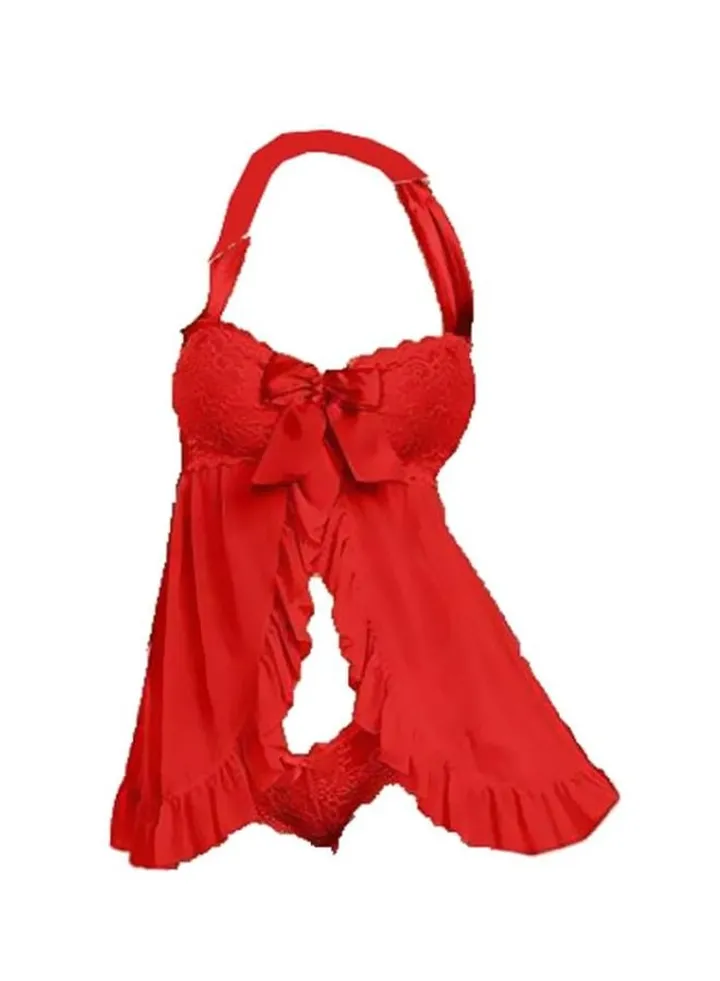 Dantel Babydoll Red
