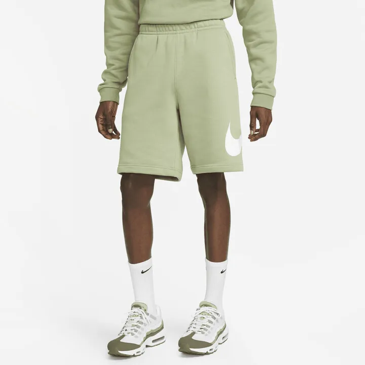 Men's Nike Sportswear Club Graphic Shorts in Green