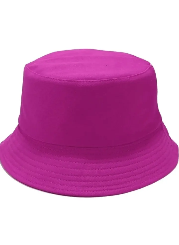 Foldable sun cotton unisex bucket travel hat