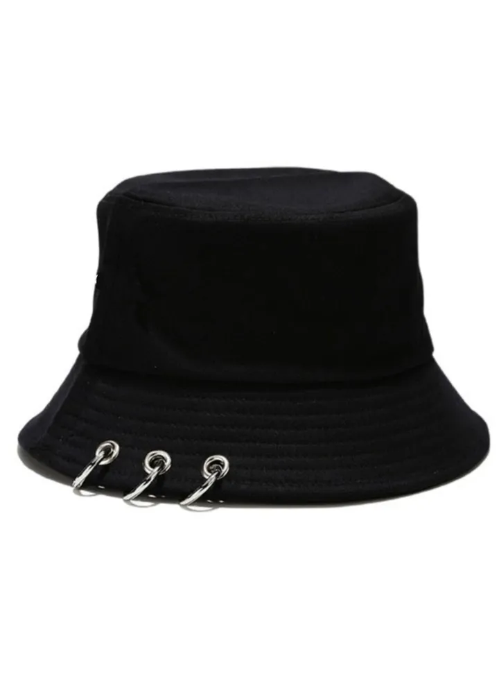 Foldable rings cotton sun unisex bucket travel hat
