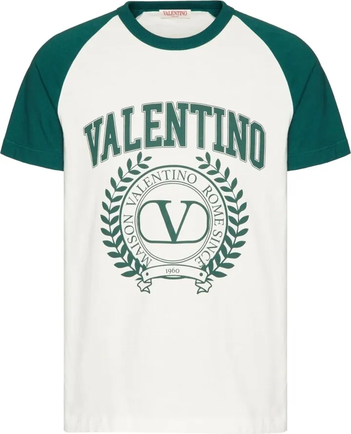 college logo-print T-shirt