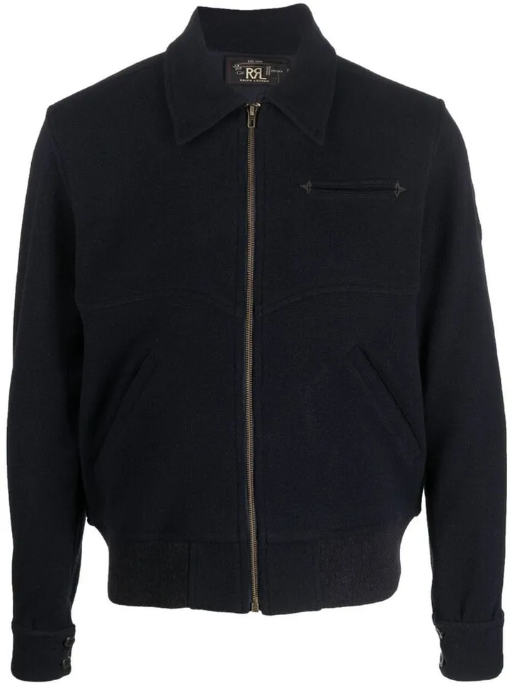 Zipped Bomber Jacket