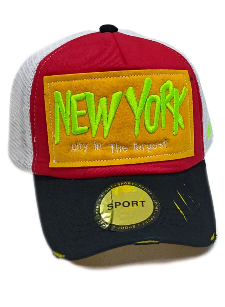 Casual mesh cap baseball, paste closure, cap sport hat, Youth sports cap for the stylish look