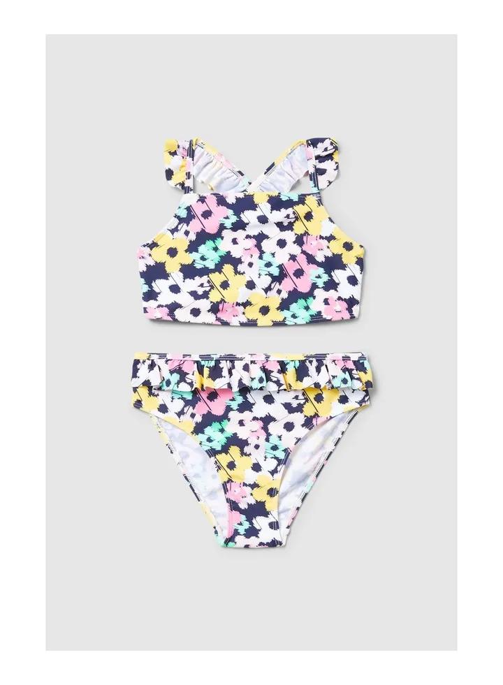 Younger Girl Floral Bikini