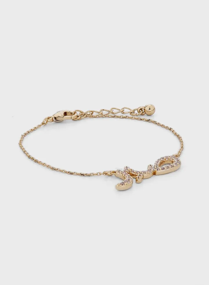 Sabr -Cz Pendant Bracelet