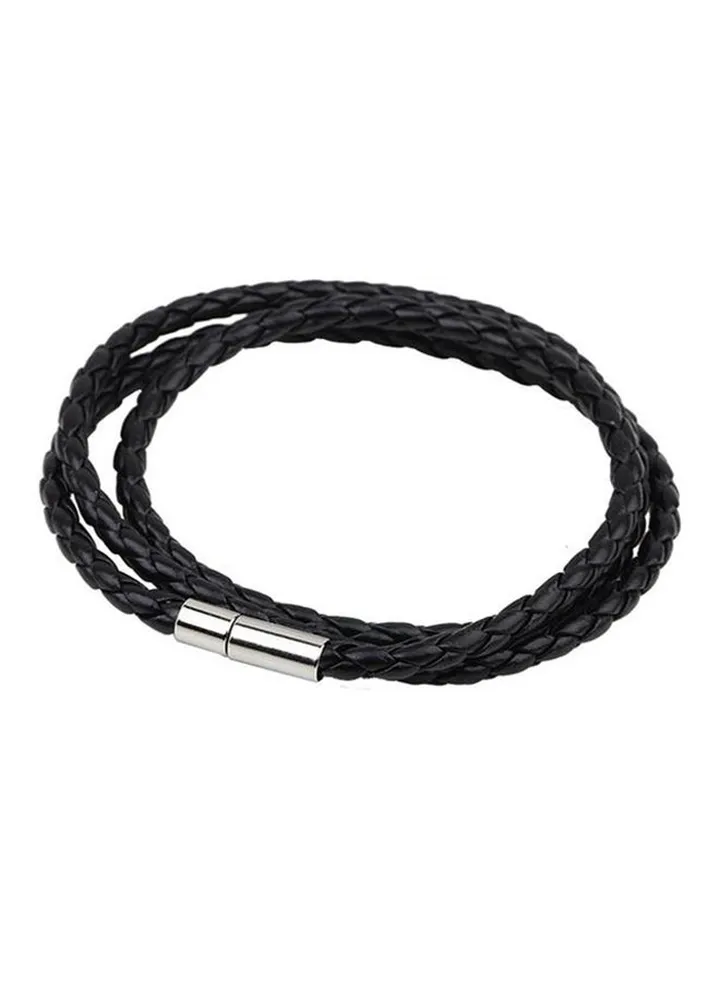 Leather Multi Layer Woven Twist Bracelet