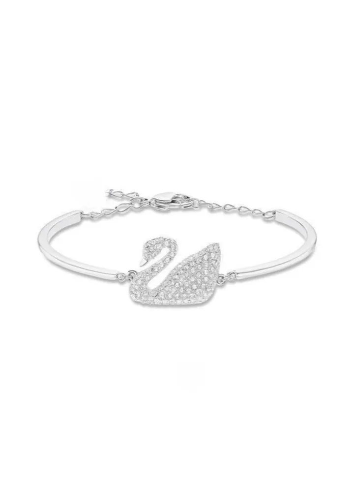 Silver Swan Women's Bracelet