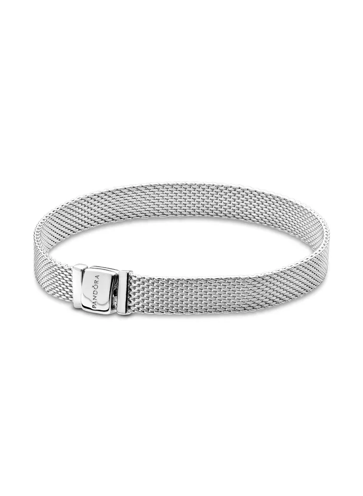 PANDORA Reflexions mesh bracelet in sterling silver