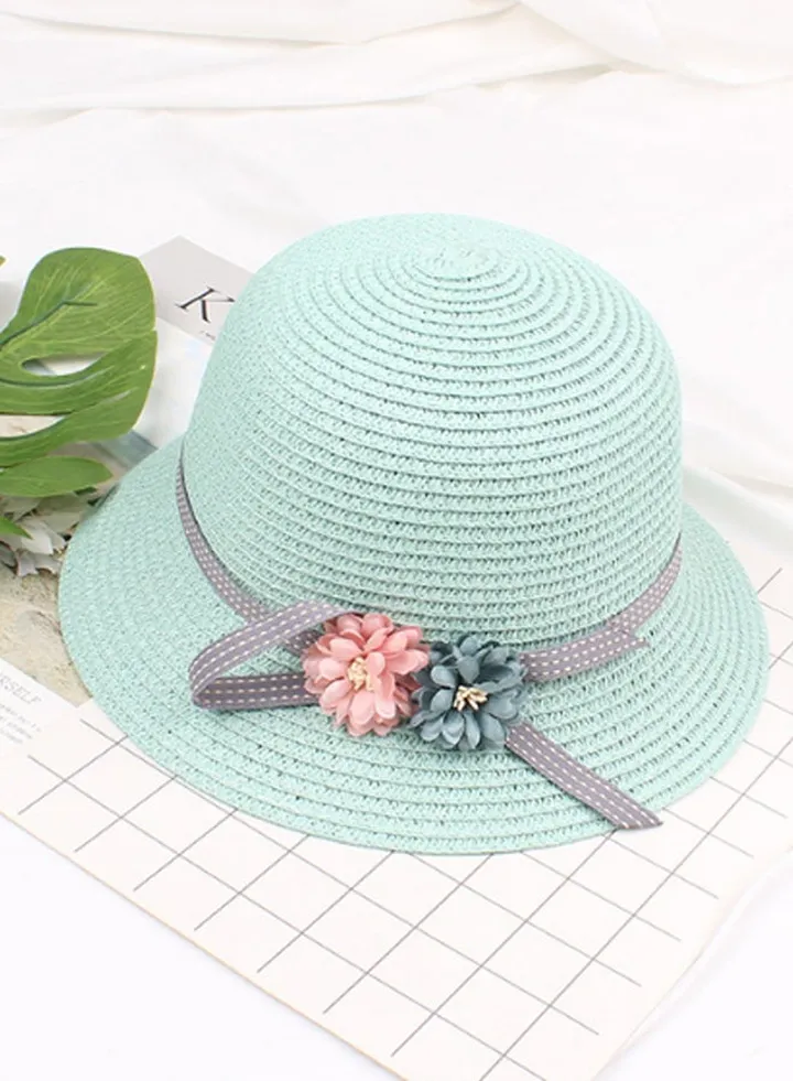 Straw Hat Light Blue