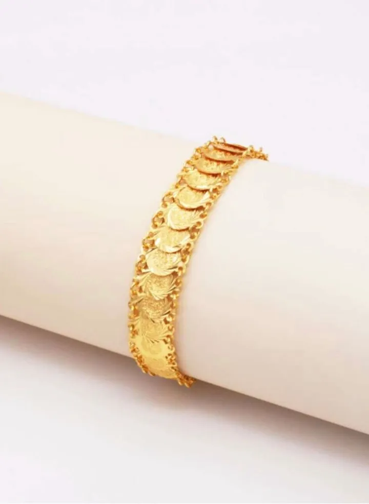 21k Gold Plated Bracelet For Women