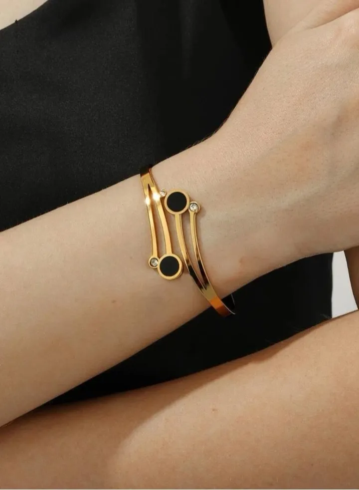18k Gold Plated Stainless Steel Bracelet
