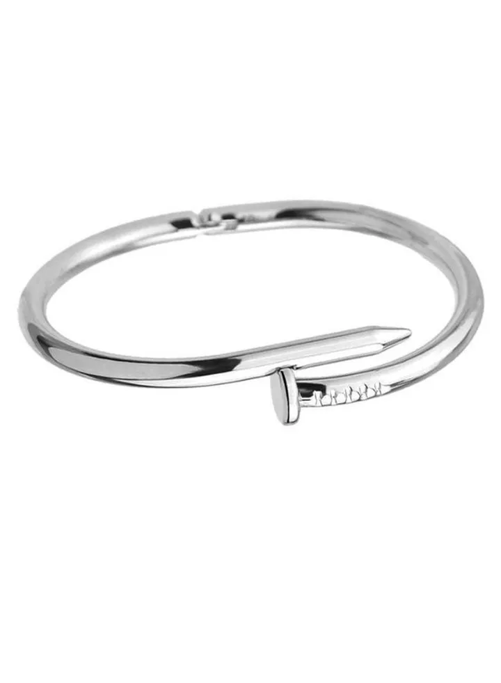 Stainless Steel Nail Shaped Bracelet