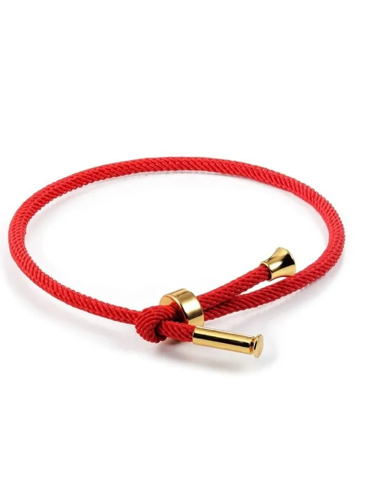 Stainless Steel Adjustable Rope Fashionable Simple National Style Bracelet