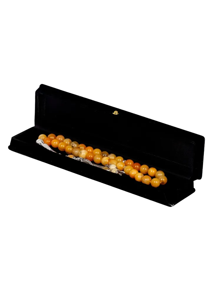Yellow kyanite stone rosary 10ml