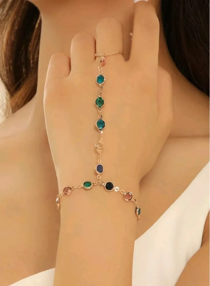 High Quality Trendy Bracelet For Women Connected With Ring