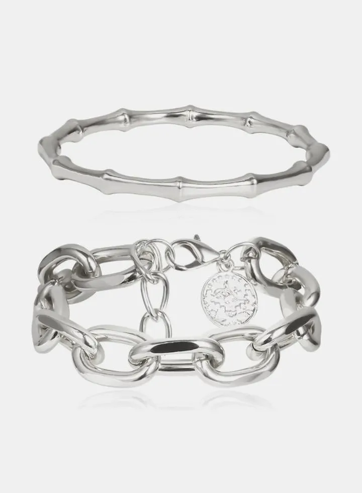 Set of 2 - Chain Bracelets