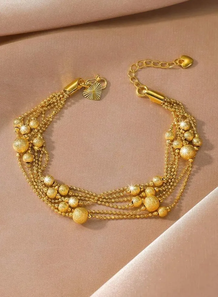 Elegant 18k Gold Plated Bracelet For Women