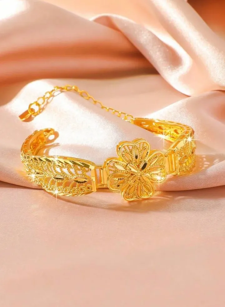 21k Gold Plated Bracelet For Women