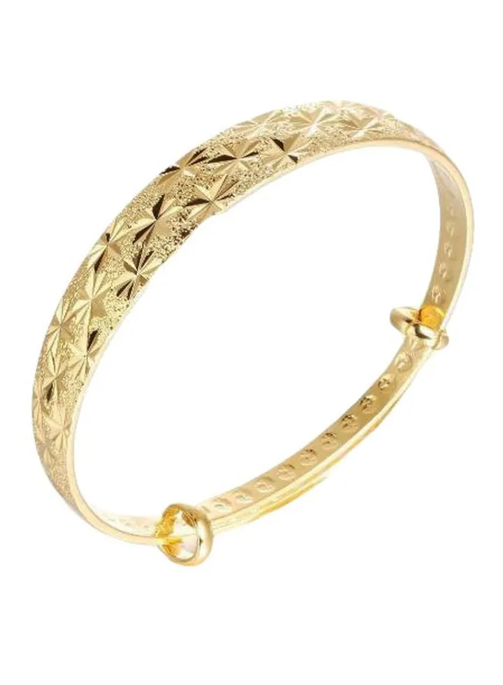 18 Karat Gold Plated Adjustable Bracelet