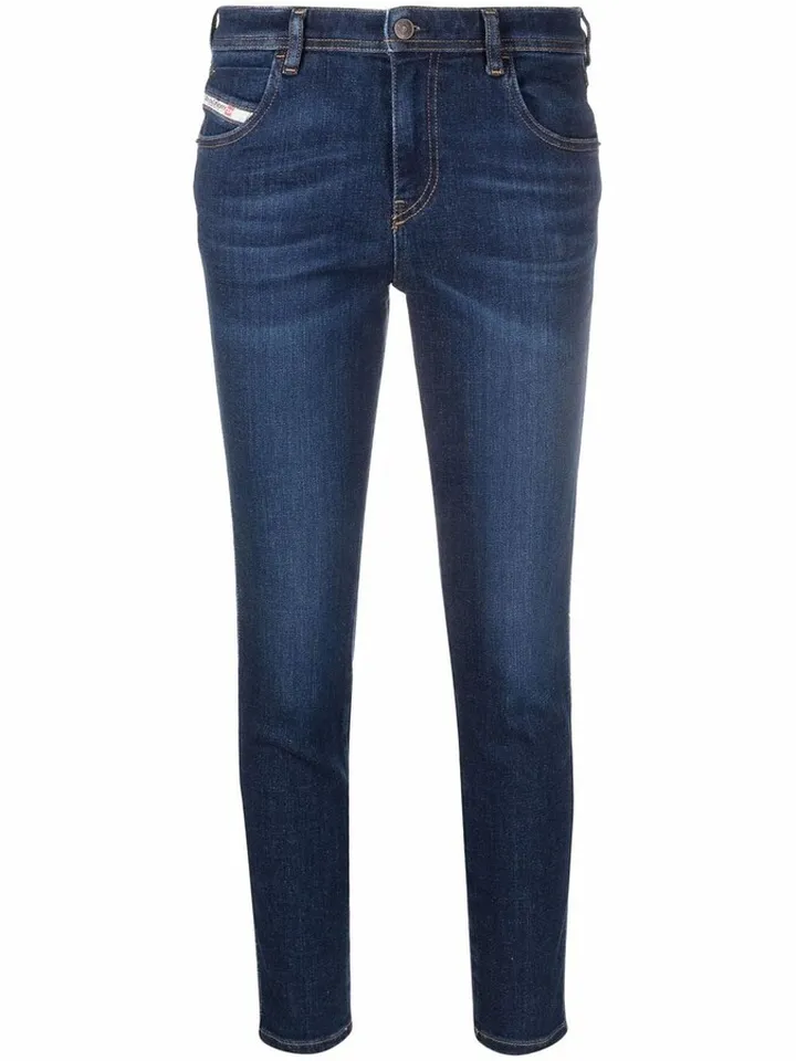 Slim-Cut Denim Jeans