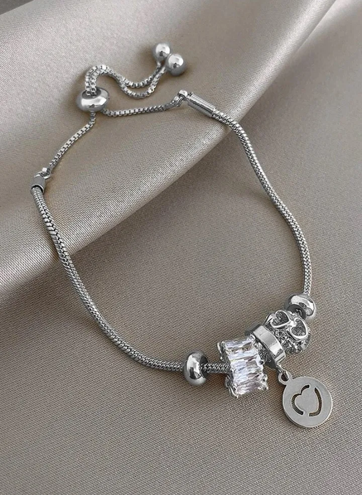 Elegant Silver Plated Bracelet For Women