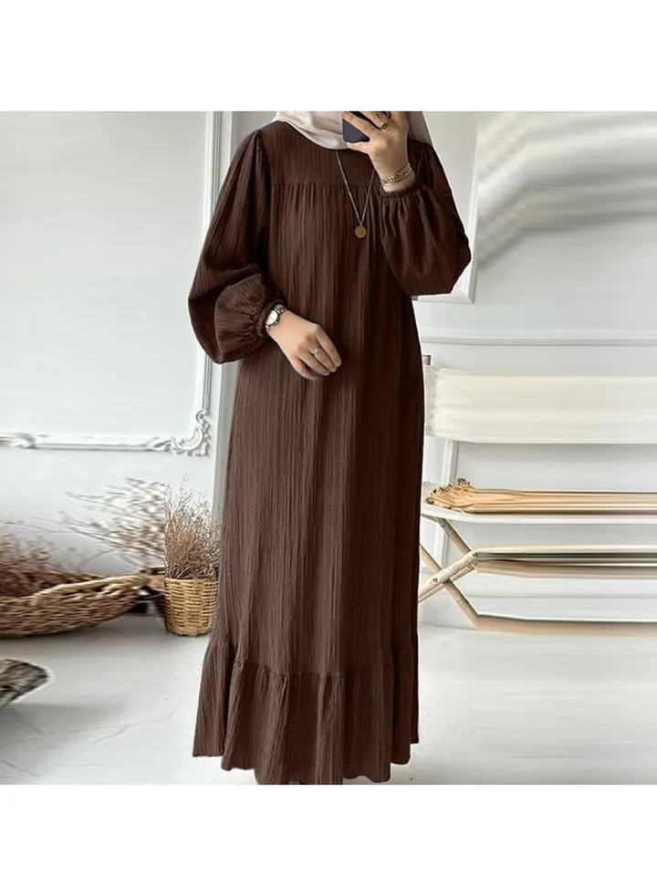 Muslim Fashion Long sleeved Retro Robe