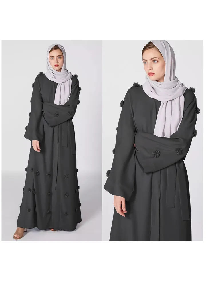 3D floral Muslim long skirt